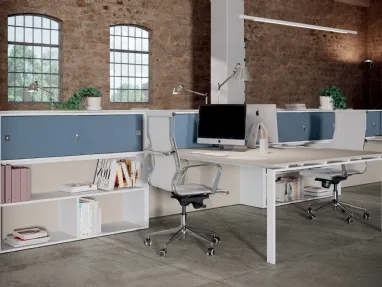 Scrivania Operativa Loft Underground 02 di Colombini Office