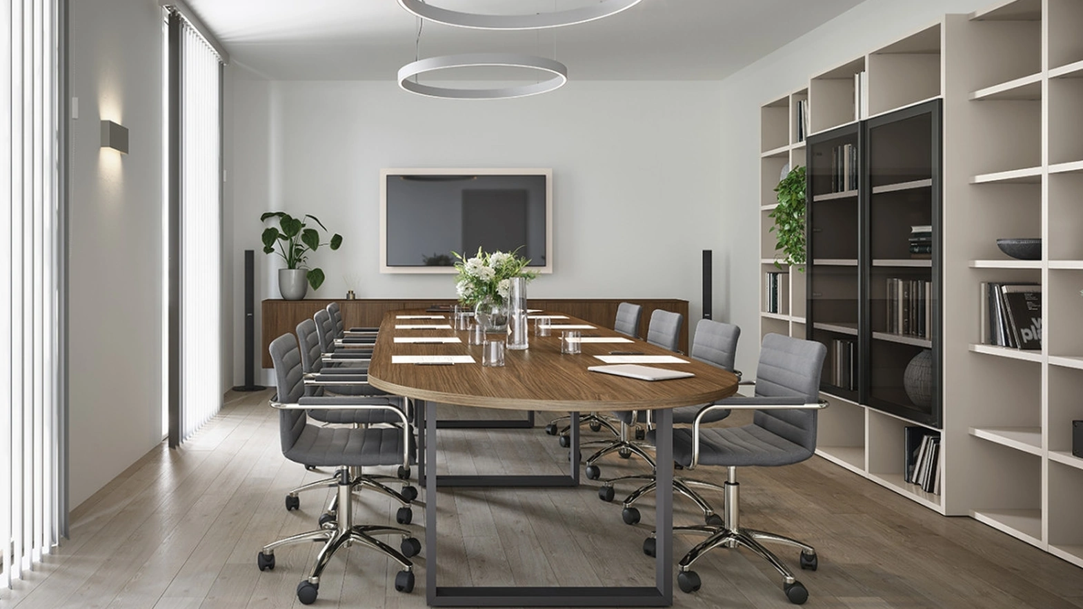 Sedia Operativa Nice in tessuto di Cinquanta3