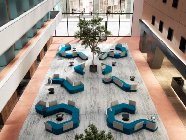 Seduta ospiti e attesa Ikebana di Elleci Office