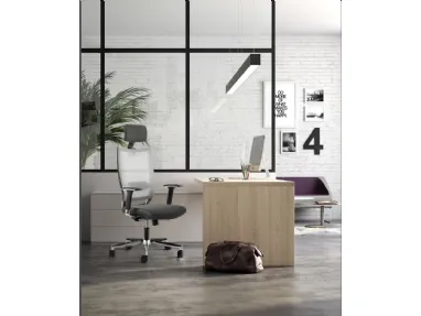 Poltrona Direzionale Shine di Elleci Office