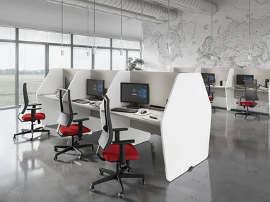 Scrivania Operativa Teko Panel di Colombini Office